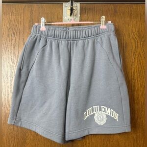 lululemon athletica Women's Gray Sweat Shorts with Logo